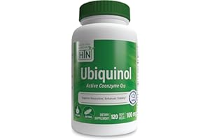 Health Thru Nutrition Ubiquinol 100mg as Kaneka QH Reduced CoQ-10 | Stabilized - 3rd Party Tested | Enhanced Bioavailability | Cardiovascular & Mitochondria Function Support | Non-GMO (Pack of 120)