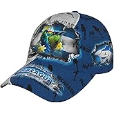 Nicaraguan Flag Hat for Men Women Nicaragua Parrot Print Baseball Cap Trucker Hat Patriotic Cap Fashion Cool Hat Unisex