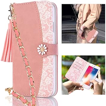 Amazon Iphone８ ケース 手帳 かわいい ピンク アイフォン7 ケース