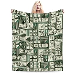 Jbofyee Money Throw Blankets All Season Ultra Soft