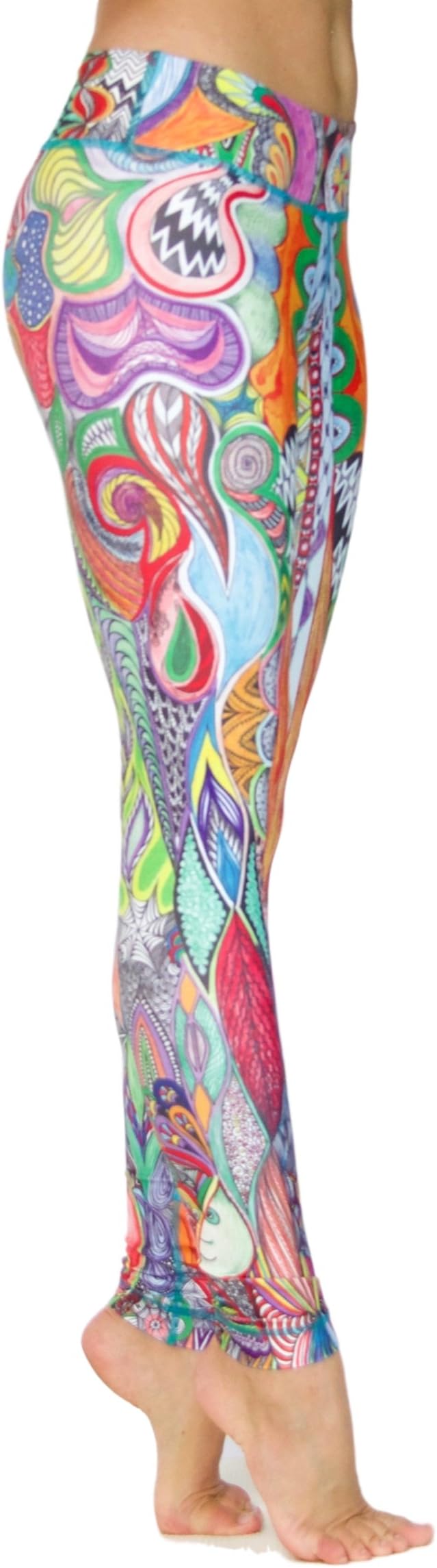 Niyama Colorful, Artistic Yoga Pant for Women - Hakuna Matata - Compression Legging.