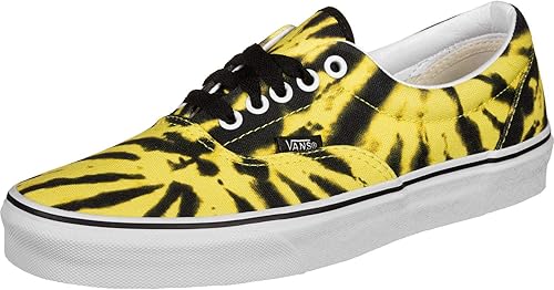 vans era tie dye yellow