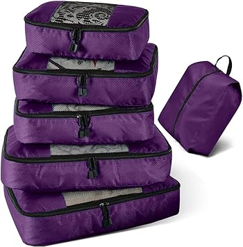 veken 6 set packing cubes