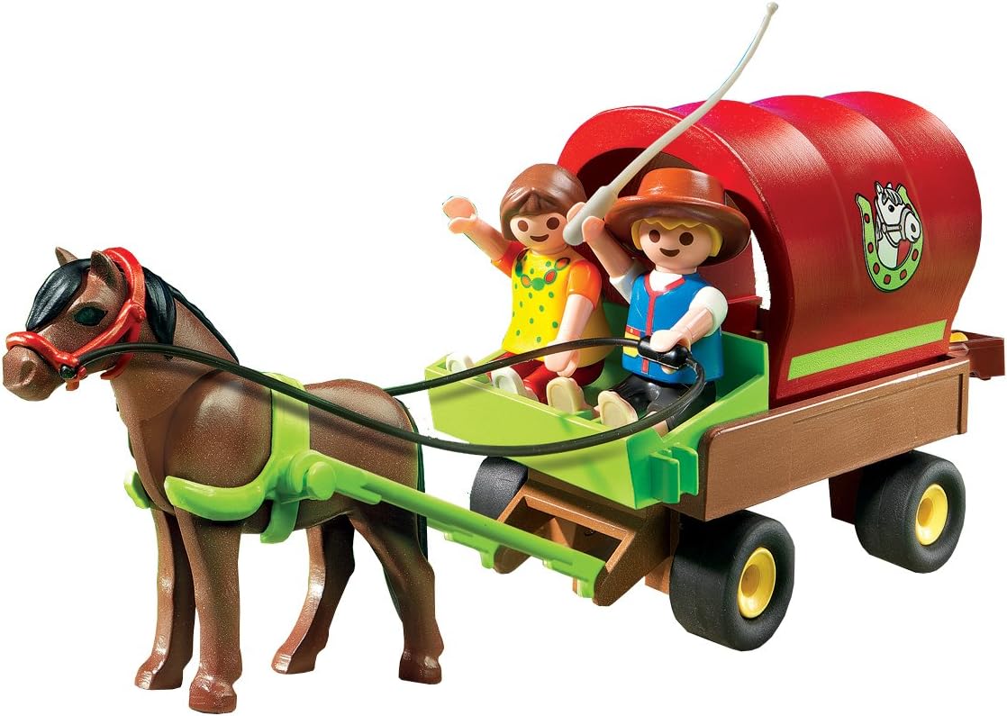 Playmobil 5228 Country Childrens Pony Wagon BigaMart playmobil-5228-country-childrens-pony-wagon-bigamart