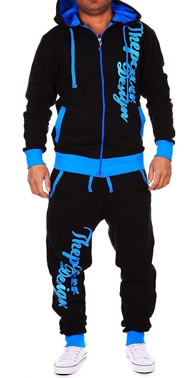 Violento Kinder Jungen Jogginganzug Jogging Hose Jacke Sportanzug Sporthose Fitness Hoodie