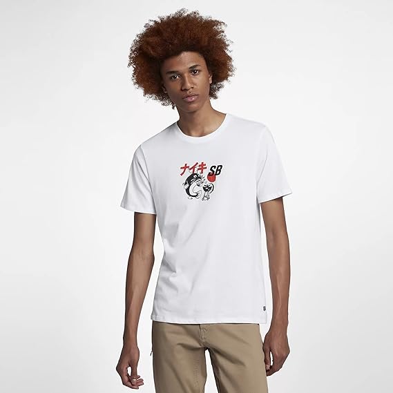 Amazon ナイキ Sb Nike Sb 100 Dri Fit q Fish Tee ドライフィット フィッシュ ｔシャツ White 100 White 2xl Tシャツ カットソー 通販