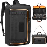 DJ Controller Case for DDJ-FLX4/ 200/400/SR2/REV1 Numark Party Mix 2 | DJ Bag Fits for Mixtrack Platinum FX with 15.6" Laptop Compartment, Thick EVA Padding &ndash; Perfect for DJ and Music Producers