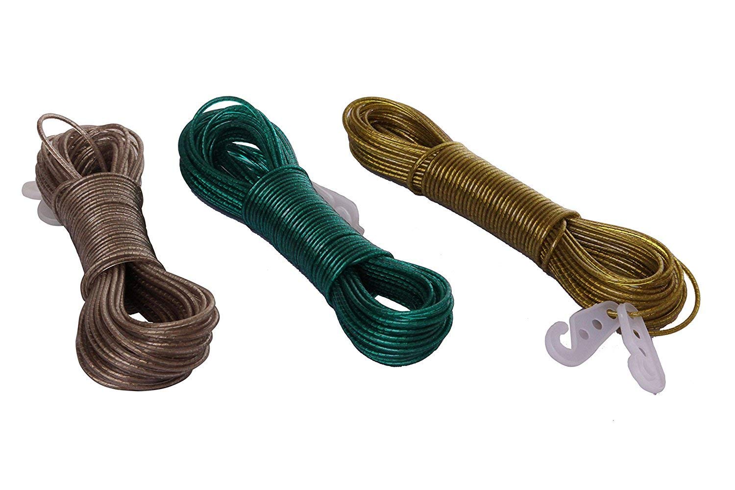 Vessel Crew 20 Meter PVC Coated Steel AntiRust Wire Rope Washing Line