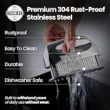 Gourmet Easy Meat Tenderizer Tool 100% Stainless Steel Hand Held Needle Blades view 4