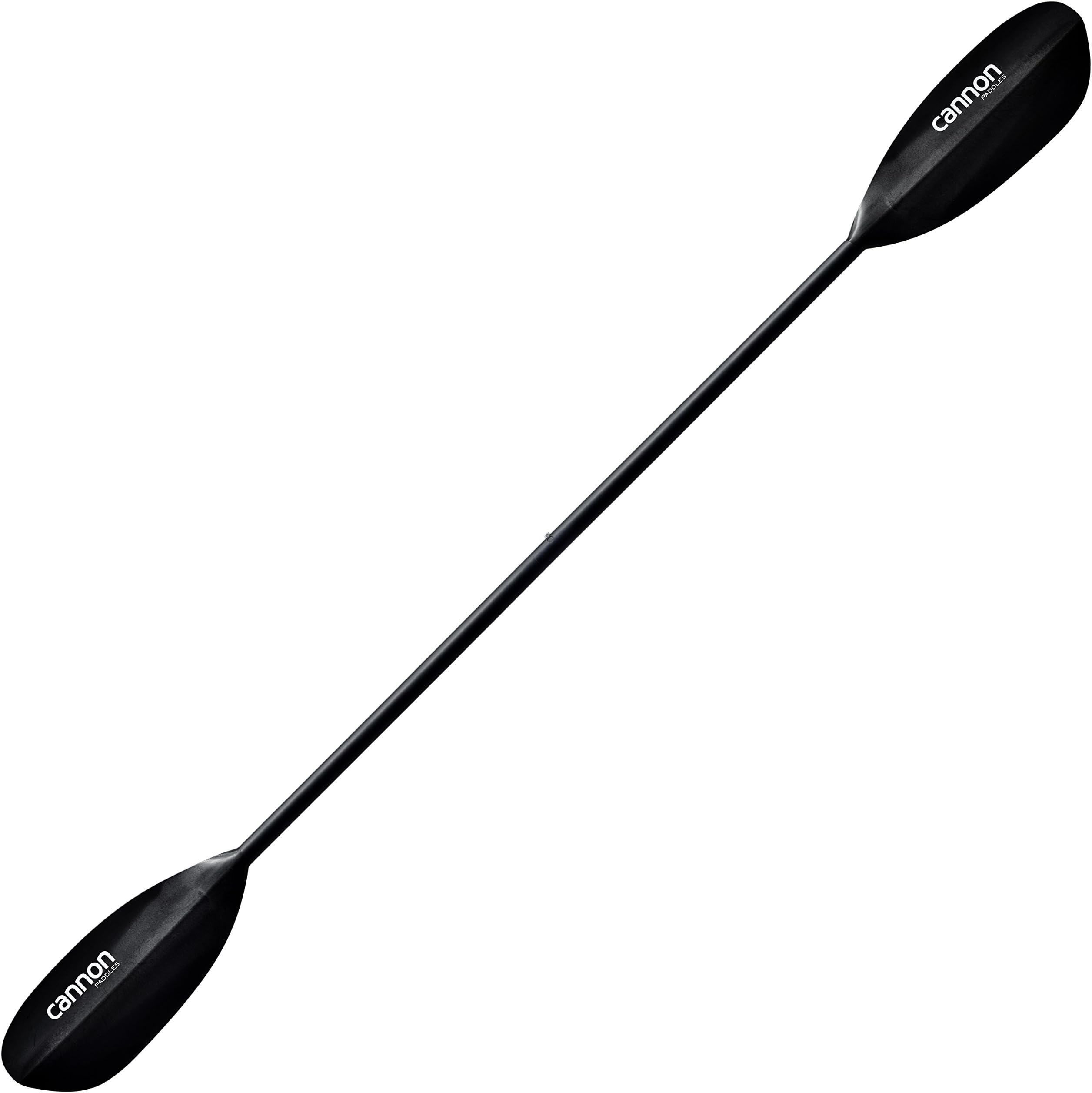Cannon Paddles Wave Carbon Kayak Paddle with Black Carbon Fiber Reinforced Polymer Blades (2-Piece)
