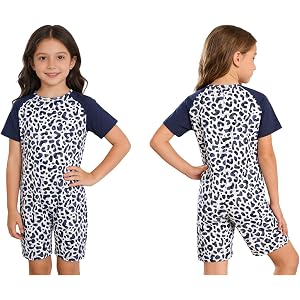Loyan Toddler Girls One Piece Cute Romper Wide Leg Short Jumpsuit Loose Overalls Baggy Plain Playsuit
