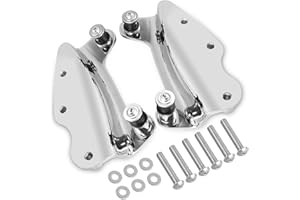 NOVALLA 4 Point Docking Hardware Kit fit for Harley Touring Accessories Street Glide Electra Glide Road King Road Glide Quick Release Chrome Hardware Set 2009-2013 (Chrome)