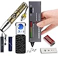 Diamond Tester Pen, High Accuracy Jewelry Diamond Tester＋Expert Jade Appraisal Flashlight＋30X 60X 90X Illuminated Jewelers Magnifier,Professional Diamond Selector for Novice and Expert