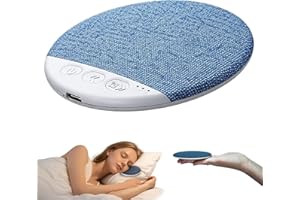 Bluetooth Pillow Speaker for Sleeping, Mini Portable Under Pillow Speaker with White Noise Machine, Wireless Sleep Aid with S