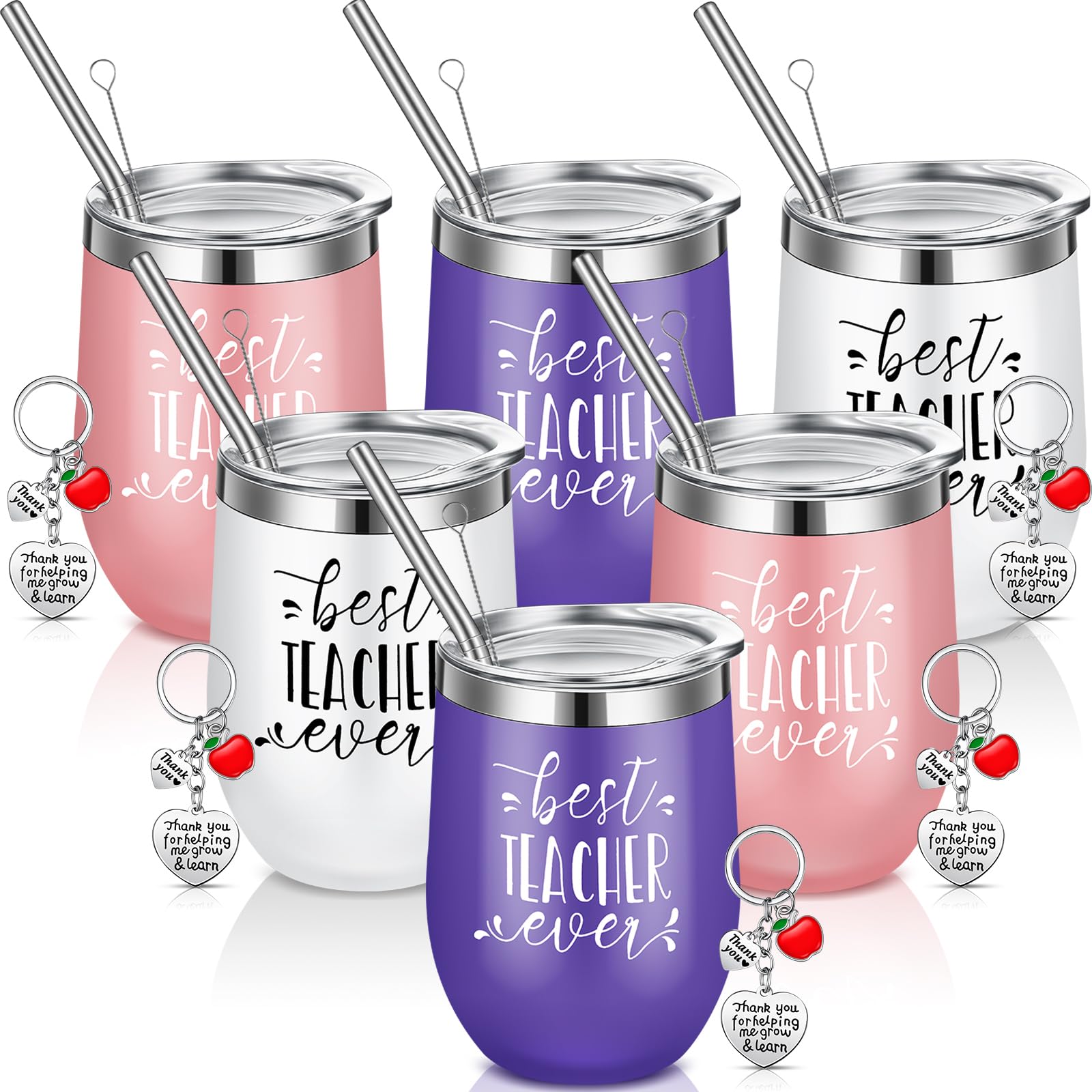 Didaey 12 Pcs Teacher Appreciation Gifts Bulk 12 oz Teacher ...