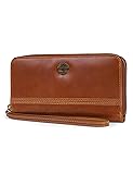 Timberland Women's Leather Rfid Zip Around Wallet