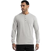 Wrangler Mens Jersey Knit Long Sleeve Henley T-Shirt