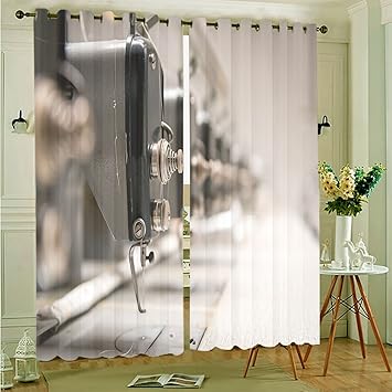 Amazon Com Lczhz1 Two Panel Set Window Curtain Abandoned Textile