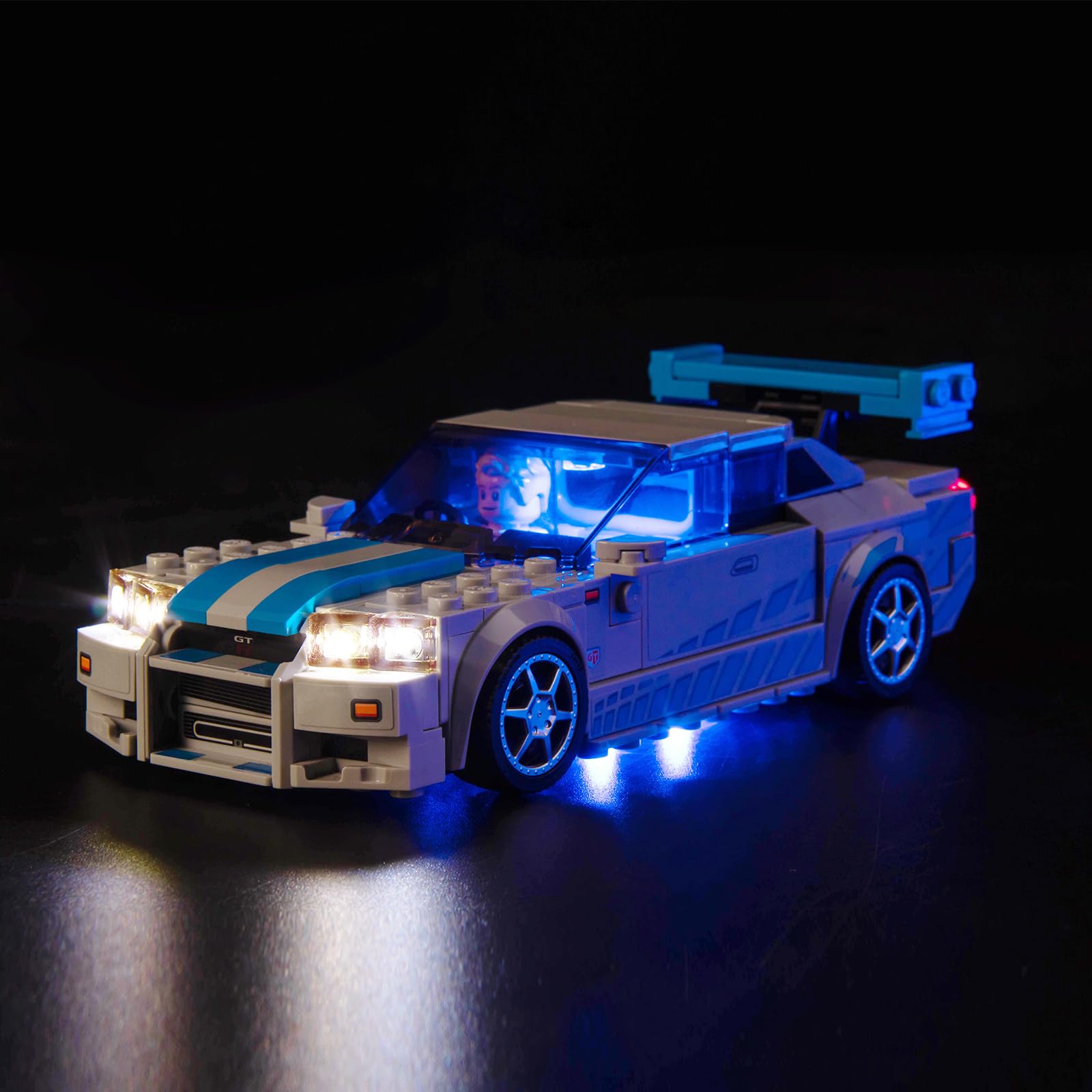 Licht-Kit Kompatibel mit Lego 76917 Speed Champions Nissan Skyline GT-R (Kein Lego-Modell), Led Beleuchtungs Set Compatible with Lego Nissan Skyline GT-R Kreative Spielzeuglichter