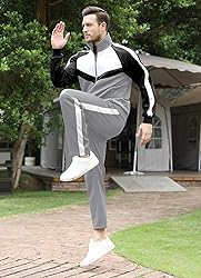 Track Suits for Men Sets with Full Zipper Sports