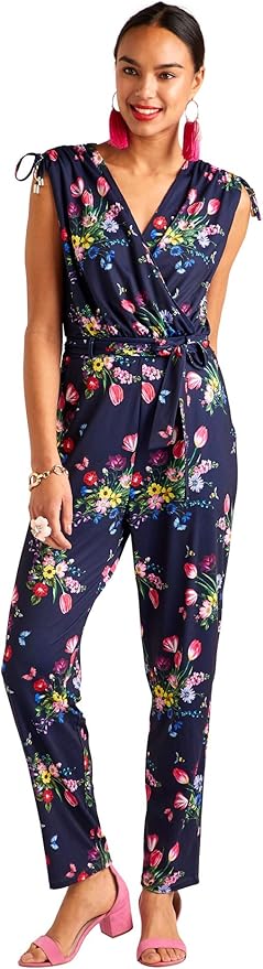 yumi bouquet floral jumpsuit