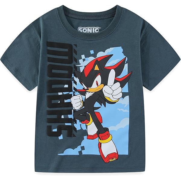 Sonic the Hedgehog Mens Black T-Shirt | Short Sleeve Classic