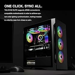 GAMDIAS ATX Mid Tower Gaming Case with 3 x 120mm