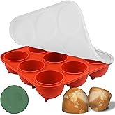 Wilewir 9-Cavity Silicone Frozen Dog Treat Mold with Lid for Woof Pupsicle & Power Chewer Pupsicle Large 25-75lbs,Reusable Frozen Dog Treat Tray Mold for Pupsicle