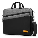 bagasin 15 15.6 16 inch Laptop Computer PC Shoulder Bag Carrying Case, Water-Repellent Fabric Briefcase, Lightweight Toploader, Business Casual or School