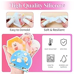 RESIN GO Photo Frame Resin Molds, 3 Set Small Size
