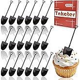 Plastic Mini Shovel Shape Cute Spoons for Desserts 50PCS, Pudding, Yogurt, Party Favors, Construction Theme Parties (Tiny Shovel, Mini Shovels, Fun Utensils) Tnkcter