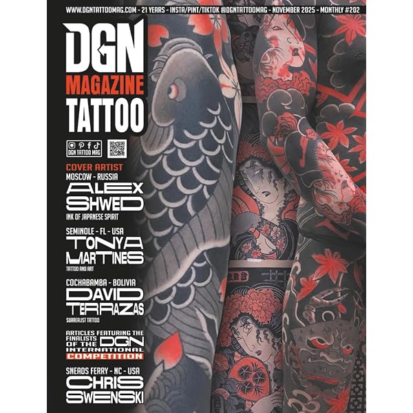 Amazon.com: DGN Tattoo Magazine - NISSACO- Issue #199: Book of