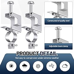 Pasimy 20 Pcs 4/5" -1" Cable Clamp for Pipe Conduit
