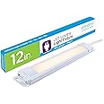 Enbrighten Premium Linkable Under Cabinet Fixture, 12in, LED, Linkable, 415 Lumens, 3000K Warm White, 38845-T1