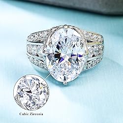 AGRULE Women's Chunky Signet Ring with 12.7 Carat