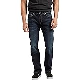 Silver Jeans Co. Mens Allan Slim Fit Straight Leg Jeans