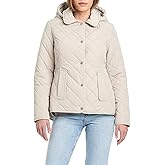 Jones New York womens Jones New York Ladies Lightweight Quilted Jacket With a Hood