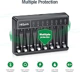 HiQuick 8 x AA Rechargeable Batteries with Charger Type-C 8 slots 2800mAh view 7