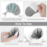 Molain 2 Pair Heel Grips Self-Adhesive Cushions for Shoes Women Men view 4