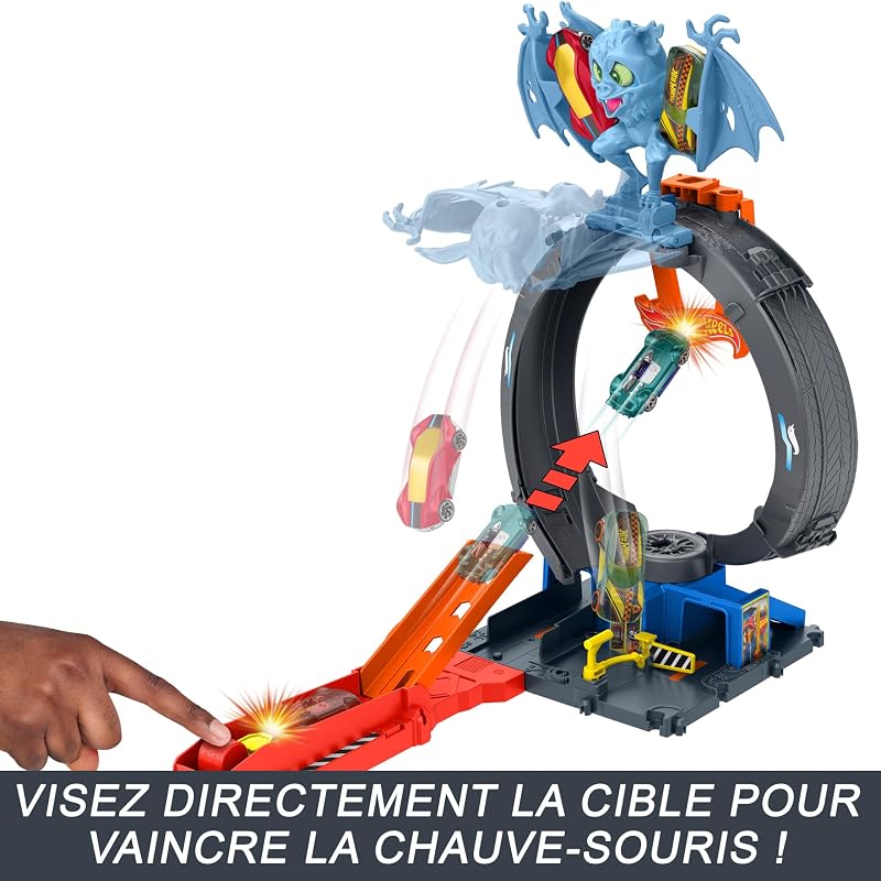 City Looping et Attaque Chauve-Souris & Voiture Mini 1:64