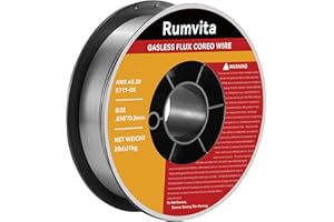 RUMVITA E71T-GS Diameter Spool Flux Core Self-shielded Carbon Steel MIG Welding Wire (0.030-inch 2LB 1pk)