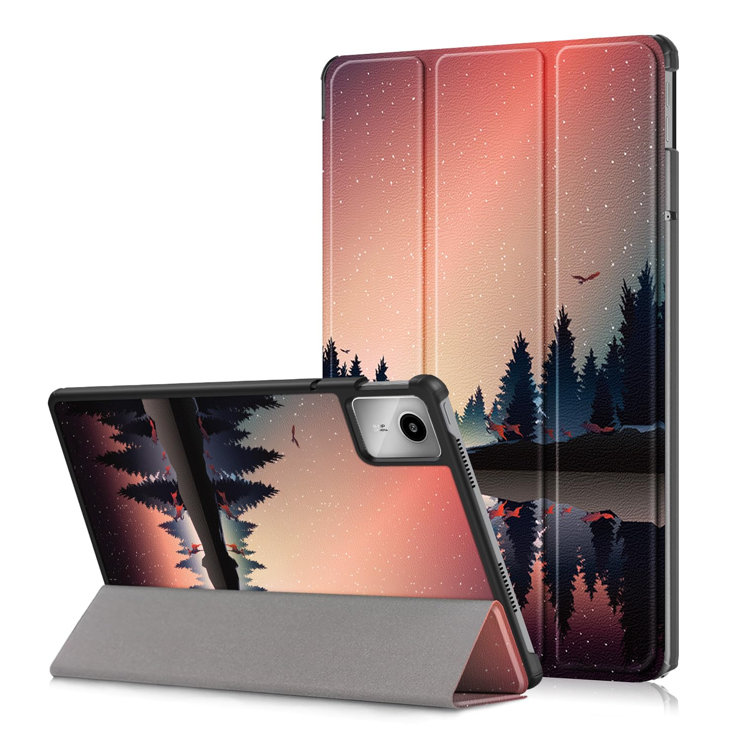 Photo 1 of Xuanbeier for Lenovo Tab M11 TB330FU 11 inch 2024 Case,Slim Stand Back Shell Protective Smart Cover for Lenovo Tab M11 TB330FU/Pad 2024 TB331FC with Auto Wake/Sleep Function,Dusk