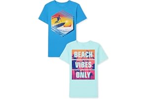 The Children's Place Boys Gamer,Sports,Cars Short Sleeve Graphic T-Shirts,2 Pack