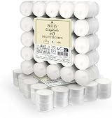 Price’s Candles 50 Pack Unscented 8 Hour Tea Lights Long Burning Tealights view 1