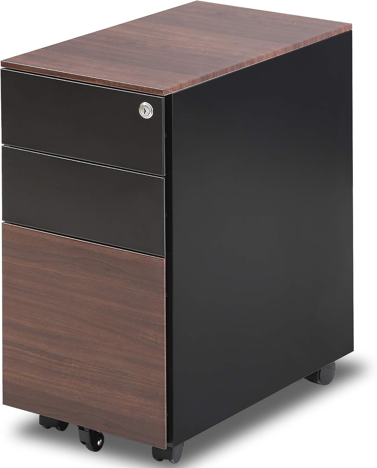 Fenge FITUEYES Cajonera Oficina con Cerradura Archivador Metálico con