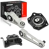 A-Premium Engine Motor Mount and Transmission Mount Kit, Set of 4 | Compatible with Chrysler PT Cruiser 2004 2005 2006 2.4L, Turbocharged, Automatic Transmission, Reduce Vibration and Noise