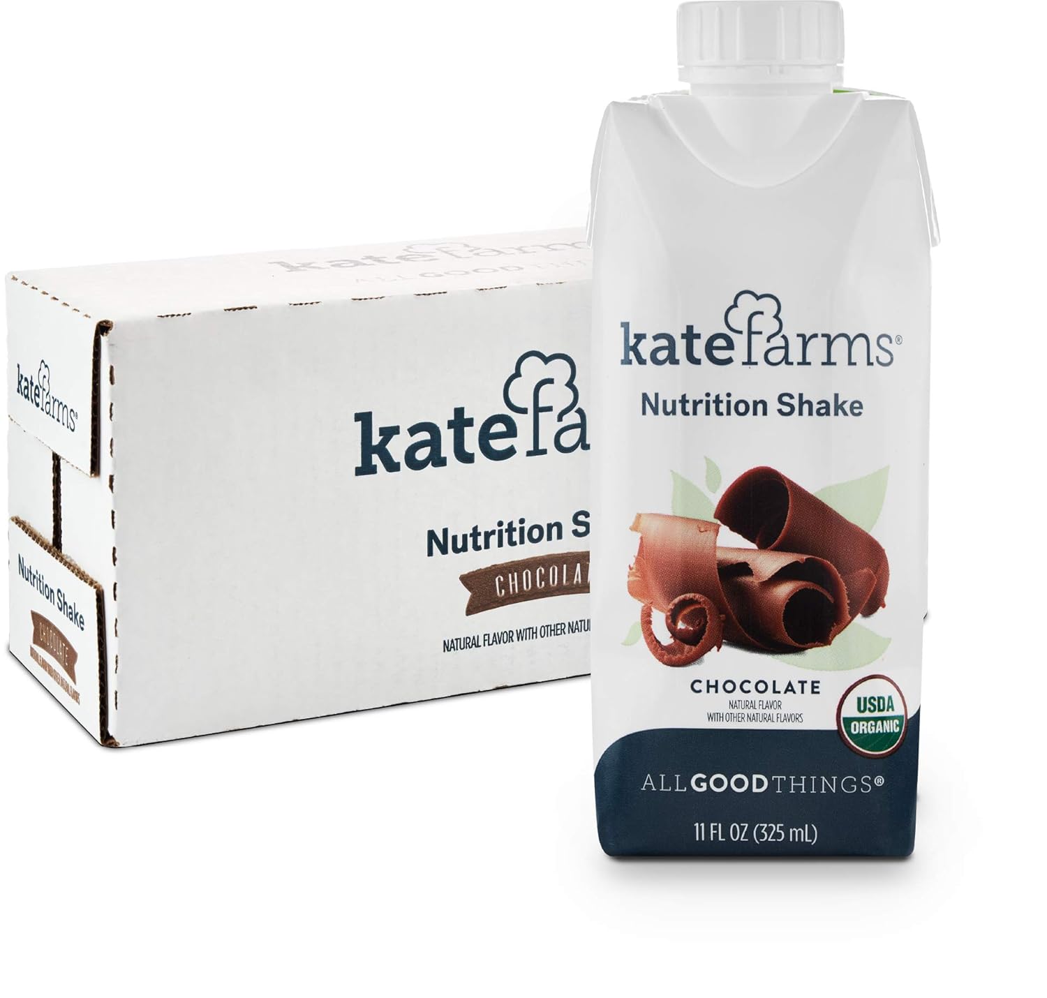 Kate Farms Organic Nutrition Shakes, Vegan Nutrient Dense
