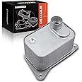 A-Premium Engine Oil Cooler Compatible with Volkswagen Jetta Passat 2014-2021 Golf GTI 2015-2020 Tiguan Atlas 2018-2022 Beetle 2014-2019 1.8L 2.0L Petrol