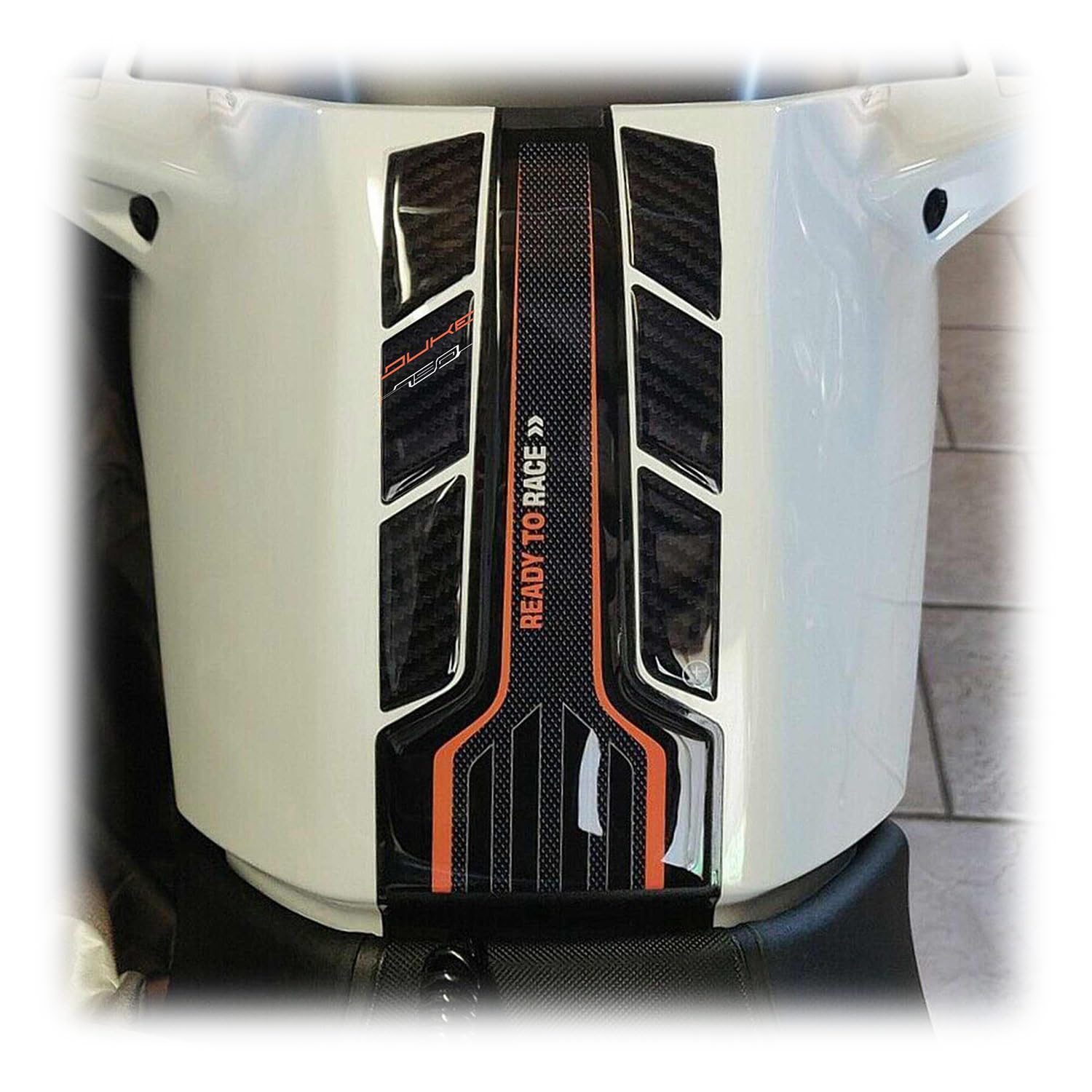 labelbike - 3D Sticker Motorcycle Fuel Tank Pad Protection and Decoration in Resin compatible with KTM 790 Duke Naked