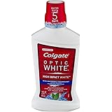 Colgate Optic White Mouthwash, Sparkling Fresh Mint 16 oz